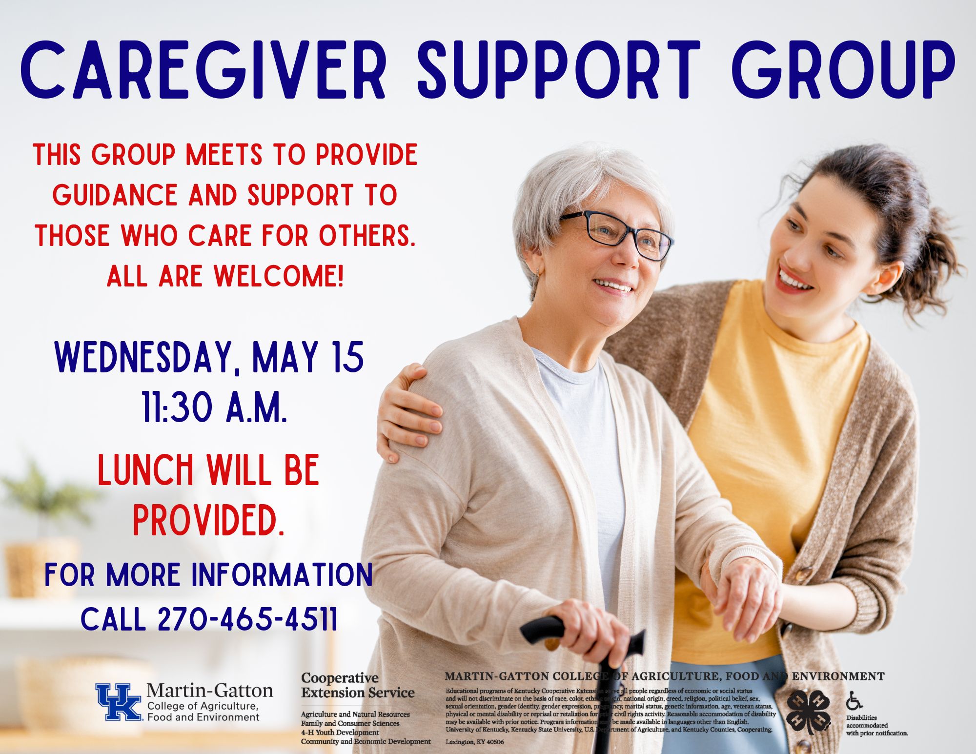 Caregivers support group