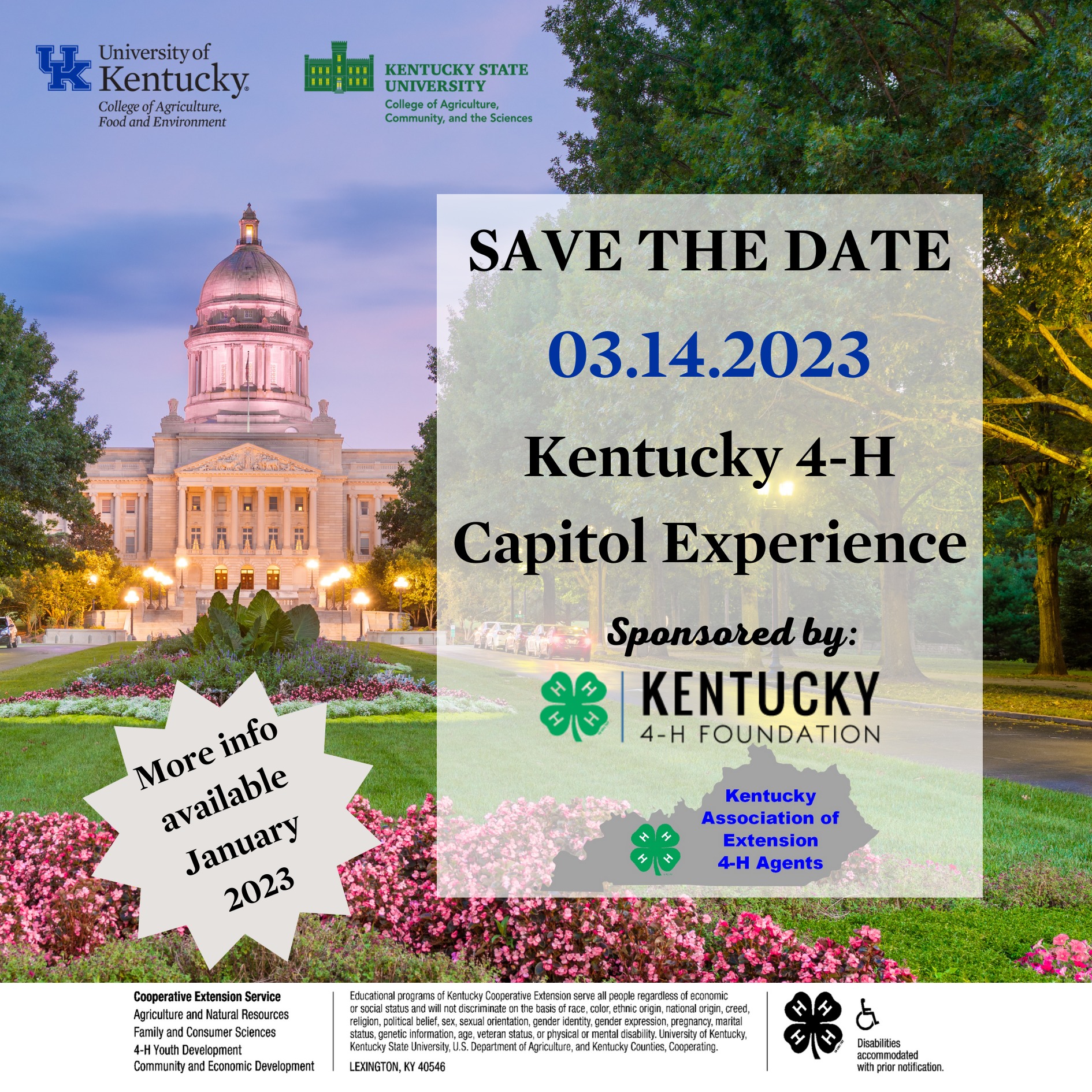 Capitol Experience Flyer