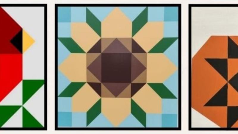 indoor barn quilt