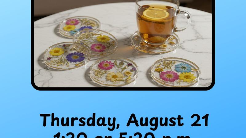 Preserving Flowers in Resin DIY Coasters